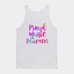 Proud Music Educator Tank Top